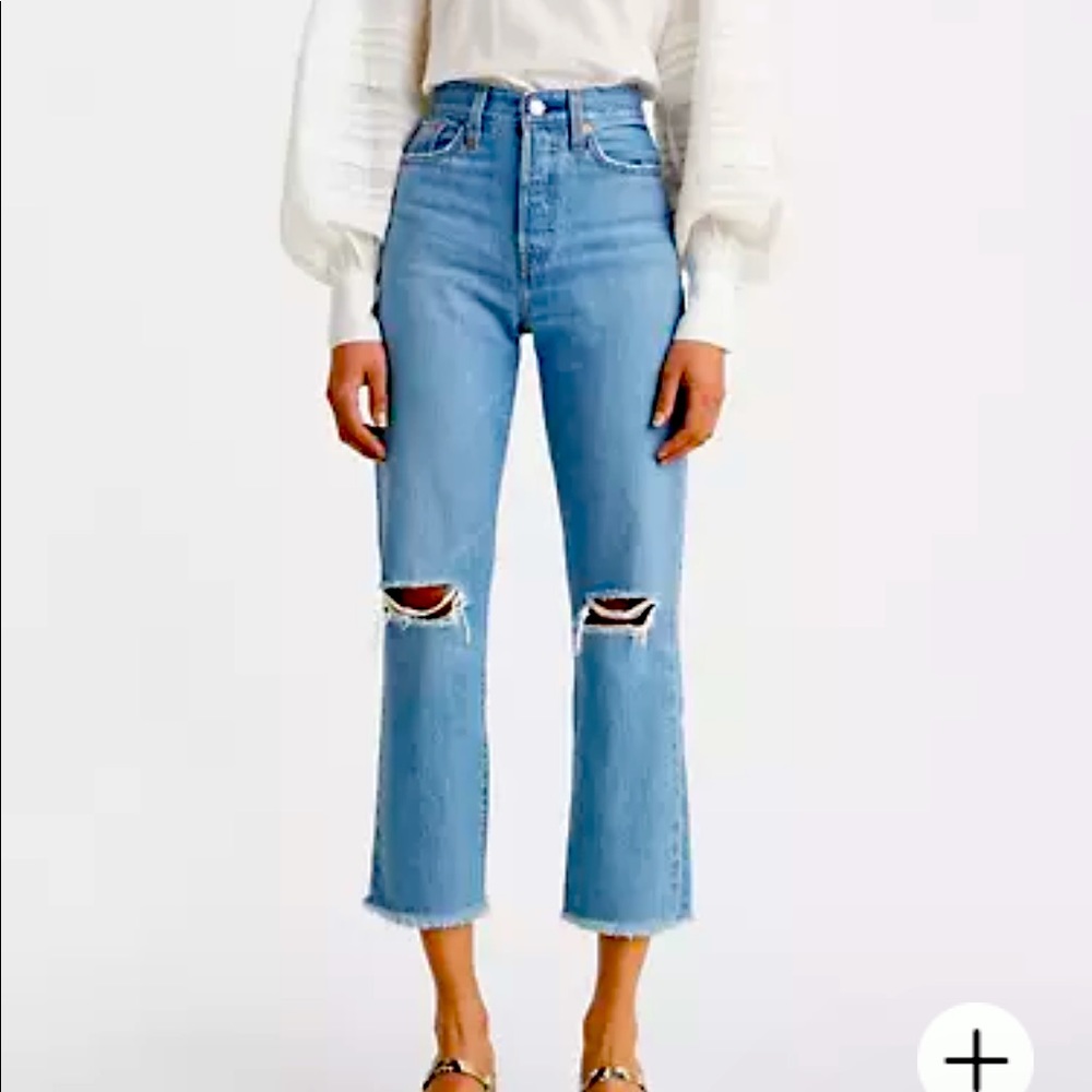 Levi’s Premium Wedgie Straight Crop Jeans